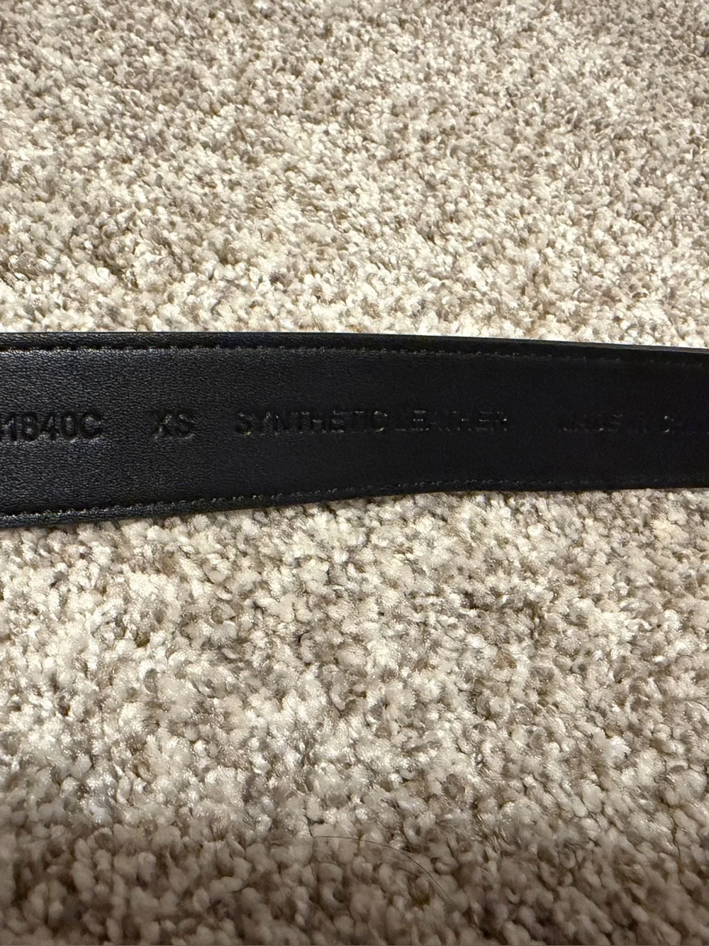 Calvin Klein Brown Synthetic Leather Belt with Silver Logo Buckle